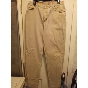 Womens Lee Riders Relaxed Beige Cream Jeans Size 16 L